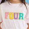 Fourth Birthday Patch Short Sleeve T-Shirt, Ballet - T-Shirts - 2