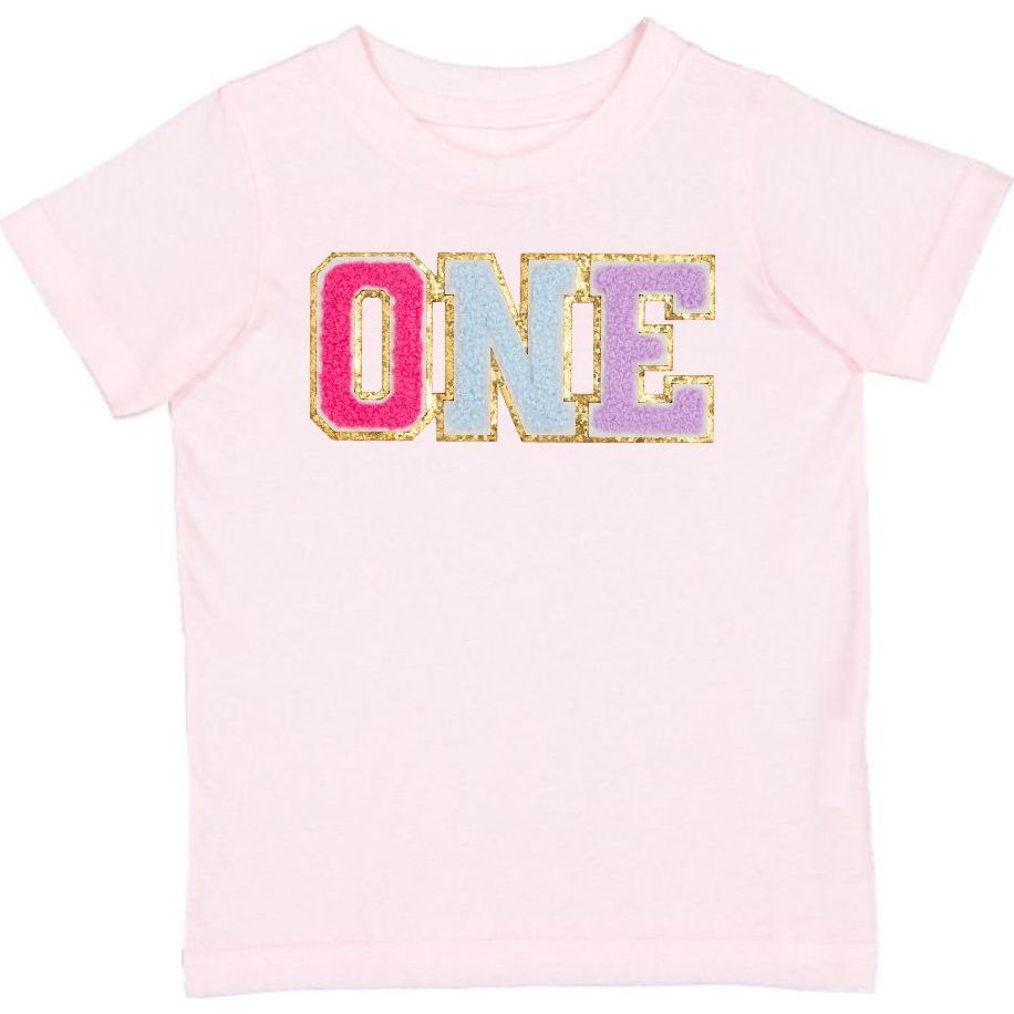 First Birthday Patch Short Sleeve T-Shirt, Ballet - T-Shirts - 1