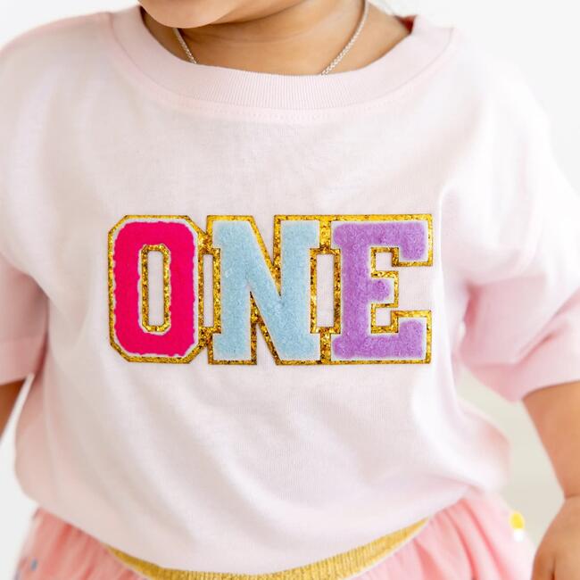 First Birthday Patch Short Sleeve T-Shirt, Ballet - T-Shirts - 2