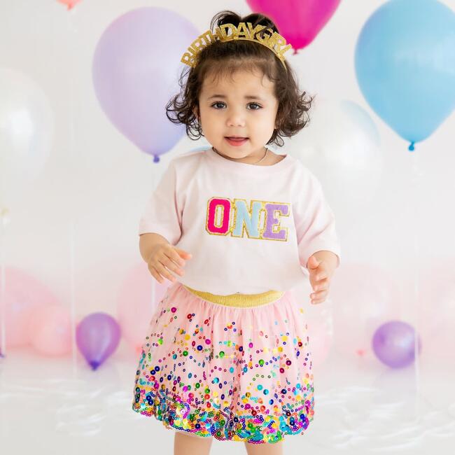 First Birthday Patch Short Sleeve T-Shirt, Ballet - T-Shirts - 3