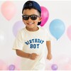 Birthday Boy Varsity Short Sleeve T-Shirt, Natural - T-Shirts - 3