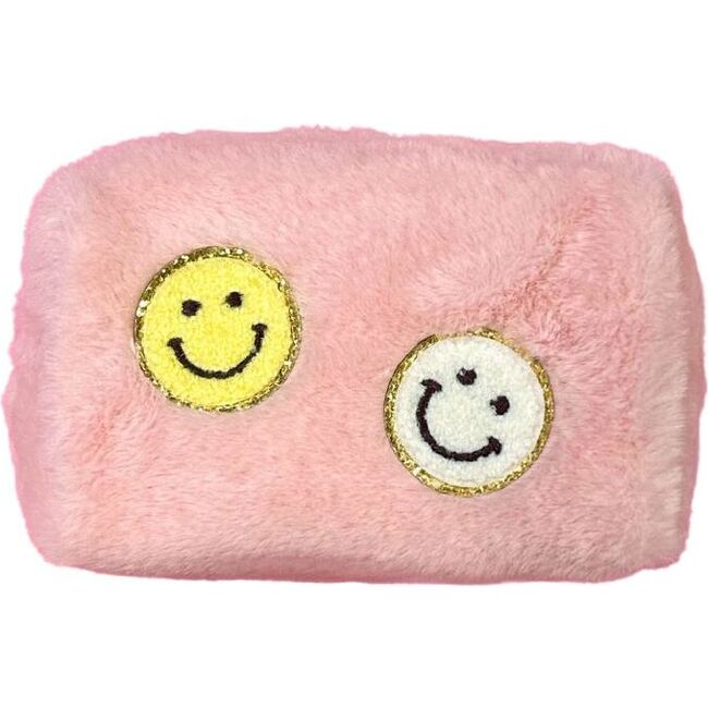 Smile Patch Pouch, Pink