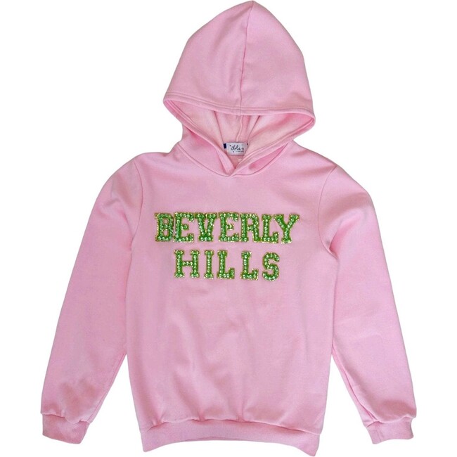 Women's Crystal Beverly Hills Hoodie, Pink