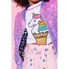 Unicorn Rhinestone Gem Crew Neck Tee, White - Shirts - 2