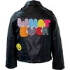 Women's Whatever Beaded Leather, Black - Jackets - 1 - thumbnail