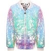 Women's Icy Ombre Sequin Jacket, Multicolors - Jackets - 1 - thumbnail