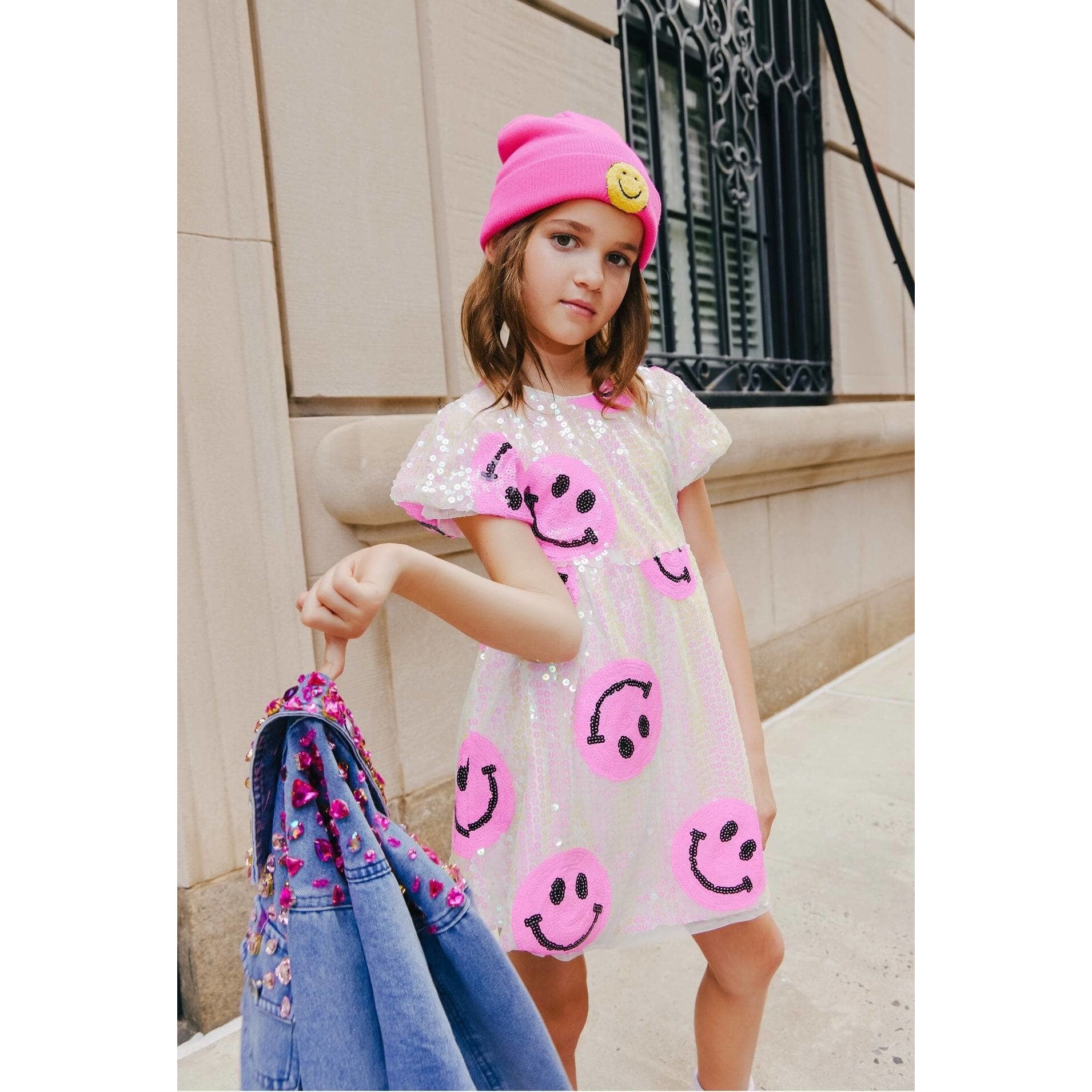 ワンピース LOLA PUFFY DRESS(S) 3D Butterfly Puffy Sleeve Dress