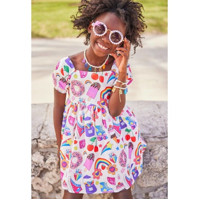 Summertime Fun Short Puff Dress, Prints - Dresses - 2