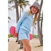 Sparkle Heart Sweatshirt & Short Set, Sky Blue - Mixed Apparel Set - 2