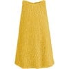 Mia Fringe Sleeveless Short Dress, Yellow - Dresses - 1 - thumbnail