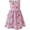 Good Vibes Tank Sleeveless Jacquard Dress, Purple - Dresses - 1 - thumbnail