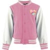 Good Vibes Varsity Bomber Jacket, Pink - Jackets - 1 - thumbnail