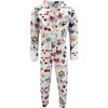 Good Vibes Print Silk Pajama Set, White - Loungewear - 1 - thumbnail