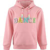 Dance Gem Smilie Hoodie, Pink - Jackets - 1 - thumbnail