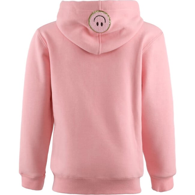 Dance Gem Smilie Hoodie, Pink - Jackets - 2