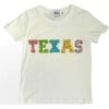 Crystal Texas Crew Neck T-Shirt, White - Shirts - 1 - thumbnail