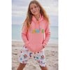 Dance Gem Smilie Hoodie, Pink - Jackets - 3