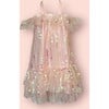 Bella Sequin Cold Shoulder Party Dress, Pink - Dresses - 1 - thumbnail