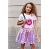 As If Plaid Sequin Skirt, Pink - Skirts - 2