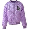 Legends Only Quilted Bomber Jacket, Lavender - Jackets - 1 - thumbnail