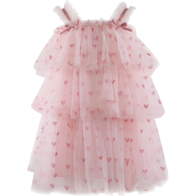 Love Tulle Sleeveless Dress, Pink