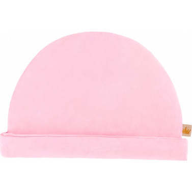 Spring Easter Solid Bamboo Baby Beanie Cap, Pastel Peony Pink