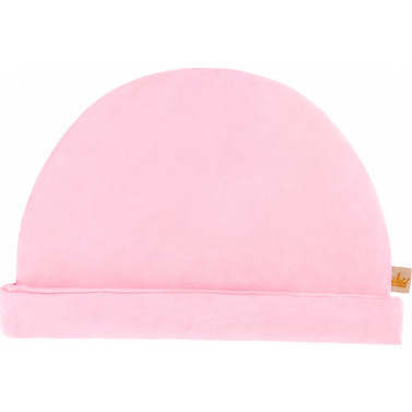 Spring Easter Solid Bamboo Baby Beanie Cap, Pastel Peony Pink - Hats - 1