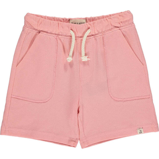 Timothy Pique Drawstring Shorts, Pink