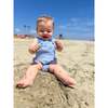 Reef Heathered Bubble, Blue - Onesies - 2