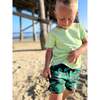Josh Crew Neck Short Sleeve Pocket Tee, Lime - T-Shirts - 2