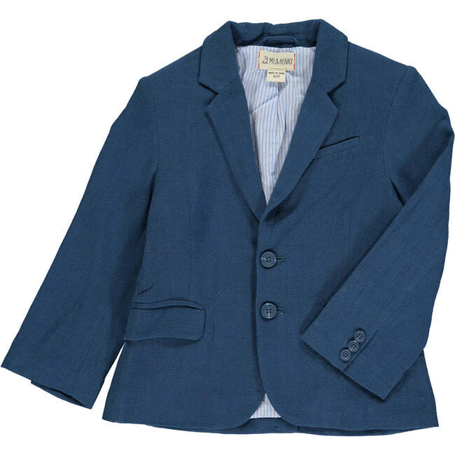 Harold Woven Jacket, Blue