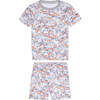 USA Kids Short Pajama Set, Multi - Pajamas - 1 - thumbnail