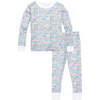 Palm Beach Two Piece Kids Pajamas, Multi - Pajamas - 1 - thumbnail