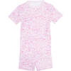 Nantucket Kids Short Pajama Set, Pink - Pajamas - 1 - thumbnail