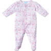 Ballet Snap Baby Girls Onesie, Pink - Onesies - 1 - thumbnail