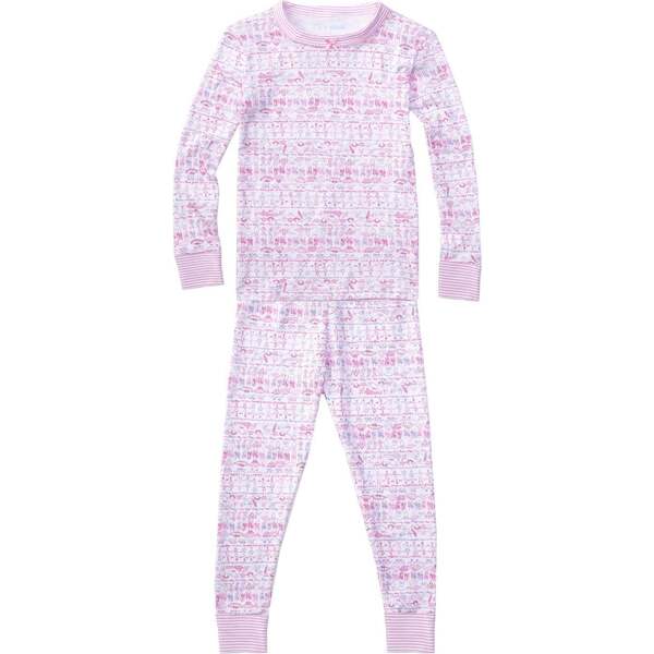 Ballet Two Piece Kids Pajamas, Pink - Joy Street Kids