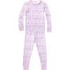 Ballet Two Piece Kids Pajamas, Pink - Pajamas - 2