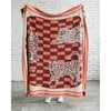 Three of Cats Throw Blanket, Madder Root - Blankets - 2