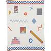 Shapes Throw Blanket, Primary - Blankets - 1 - thumbnail