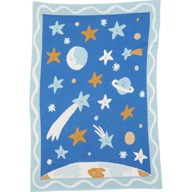 Night Sky Baby Blanket, Deep Space
