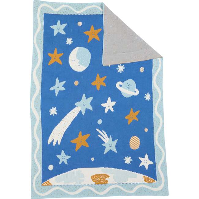 Night Sky Baby Blanket, Deep Space - Blankets - 2