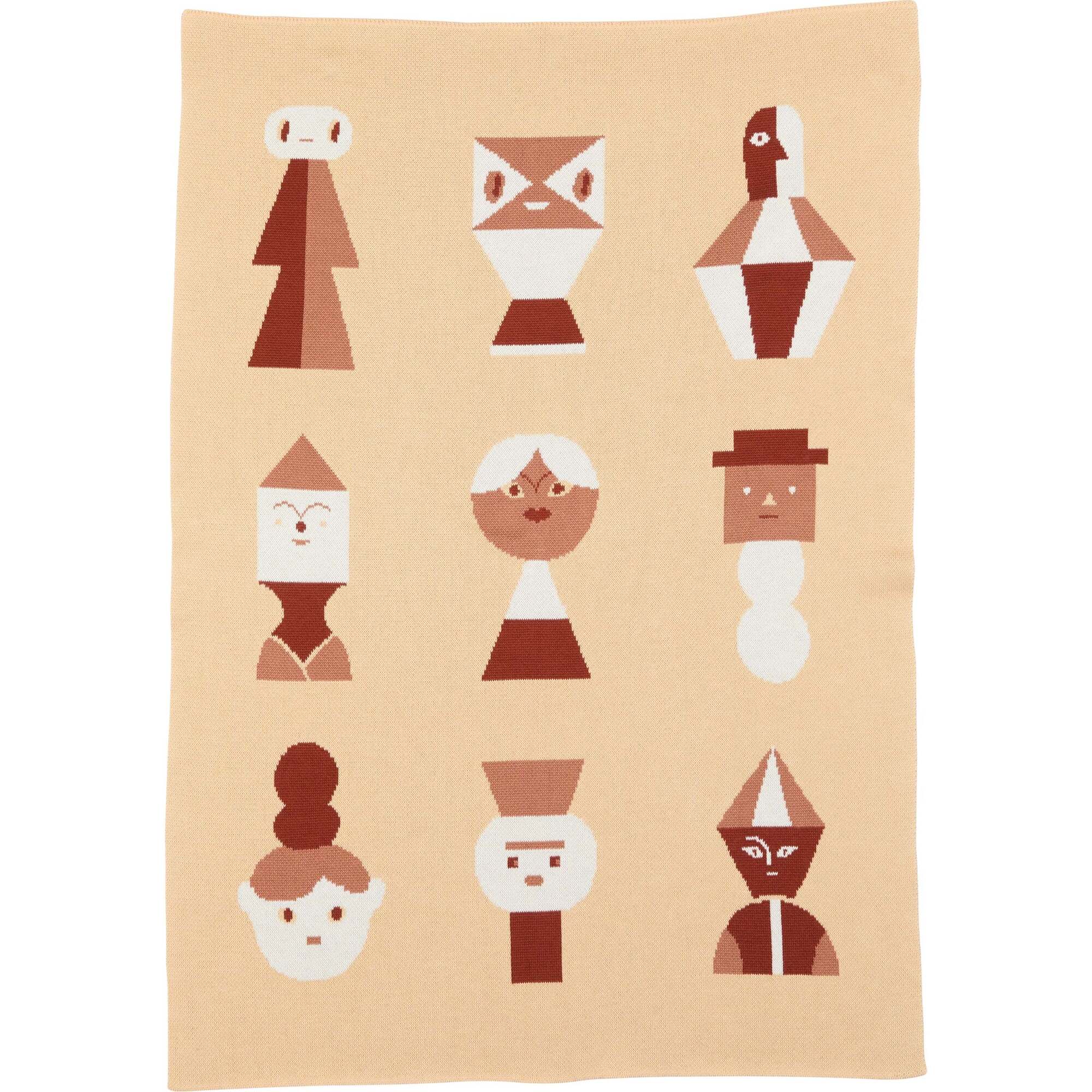 Mix & Mingle Baby Blanket, Caramel - Blankets - 1