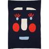 Funny Face Baby Blanket, Sailor - Blankets - 1 - thumbnail