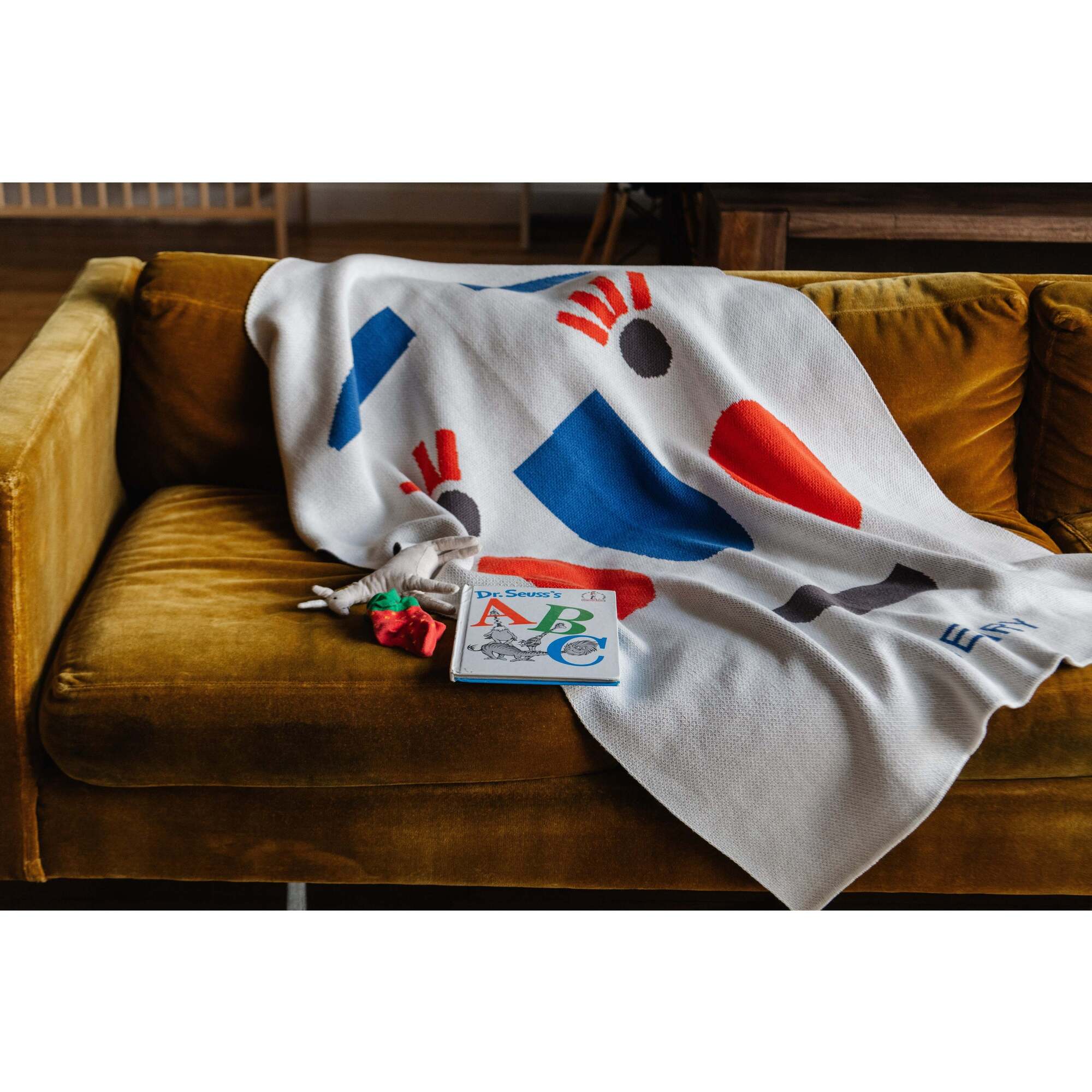 Funny Face Baby Blanket, Flag - Blankets - 1