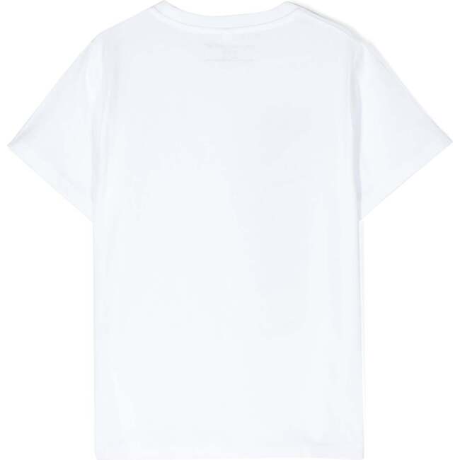 Side Logo T-Shirt, White - T-Shirts - 2