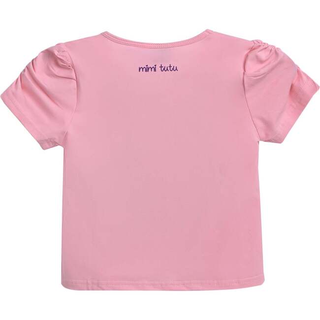 Unicorn Applique T-Shirt, Pink - T-Shirts - 2