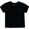 Cat Applique T-Shirt, Black - T-Shirts - 2