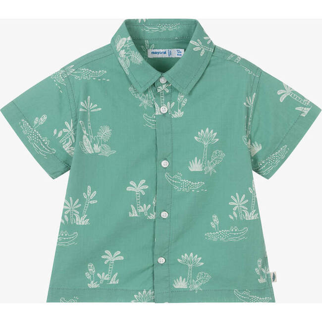 Safari Print Shirt, Green