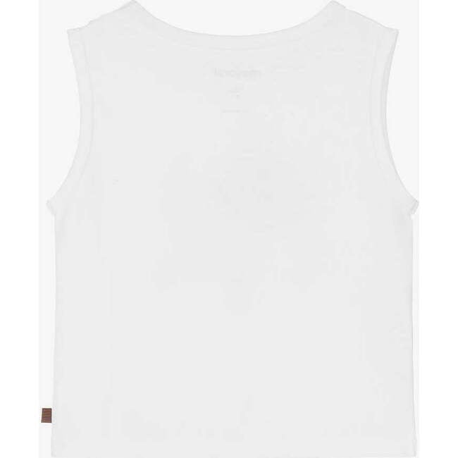 Scuba Graphic Tank Top, White - Tank Tops - 3