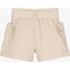 Dual Pocket Shorts, Beige - Shorts - 2